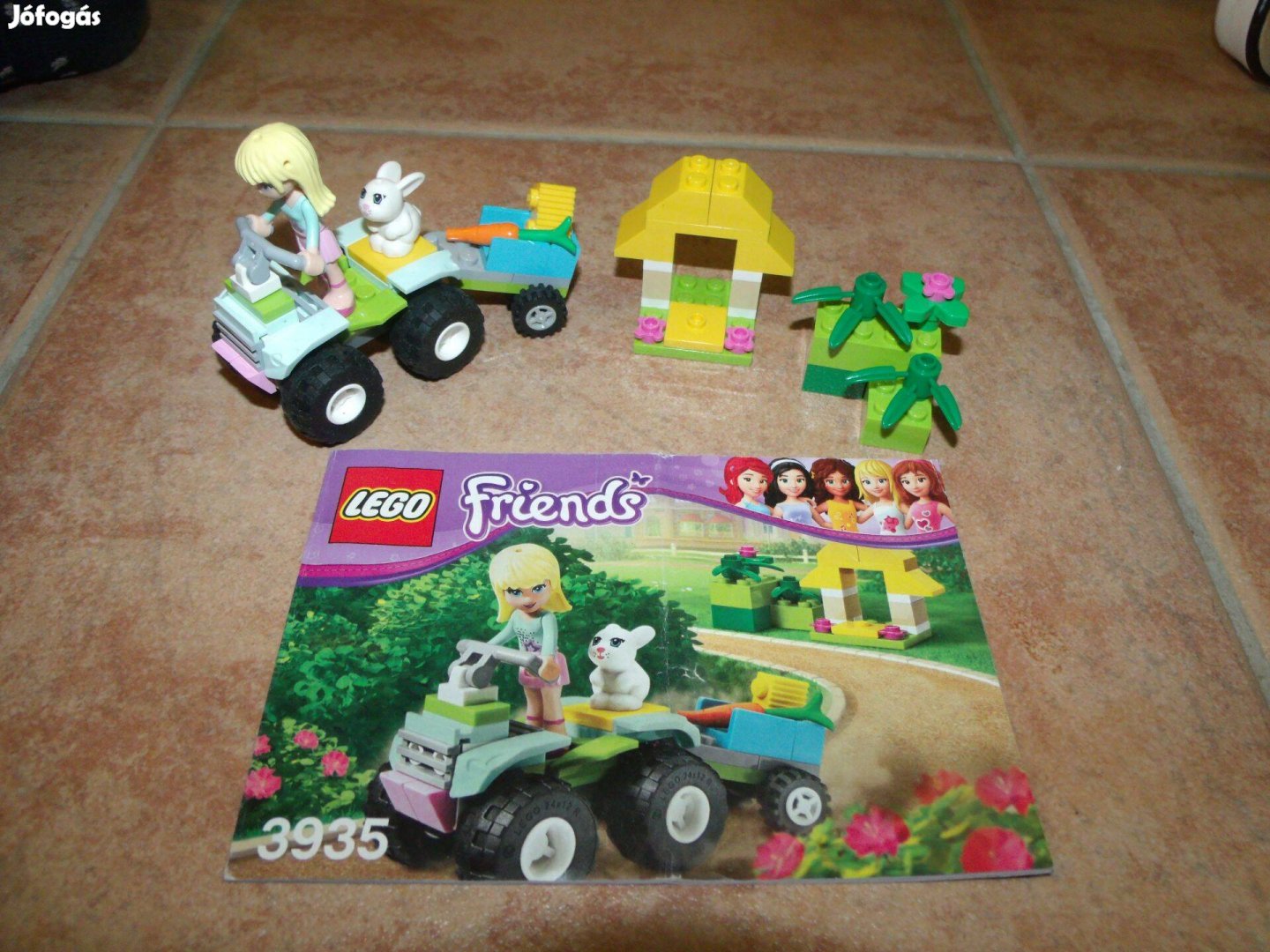 Lego Friends 3935 Stephanie állatmentő küldetése nyuszi quad + leírás