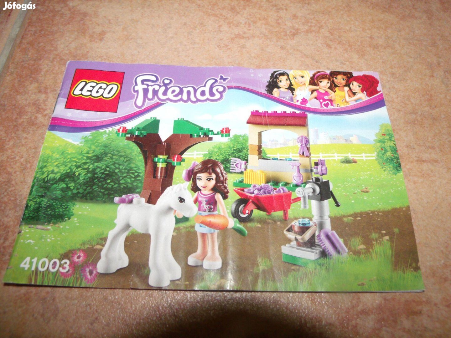 Lego Friends 41003 Olivia most született csikója komplett ló csikó