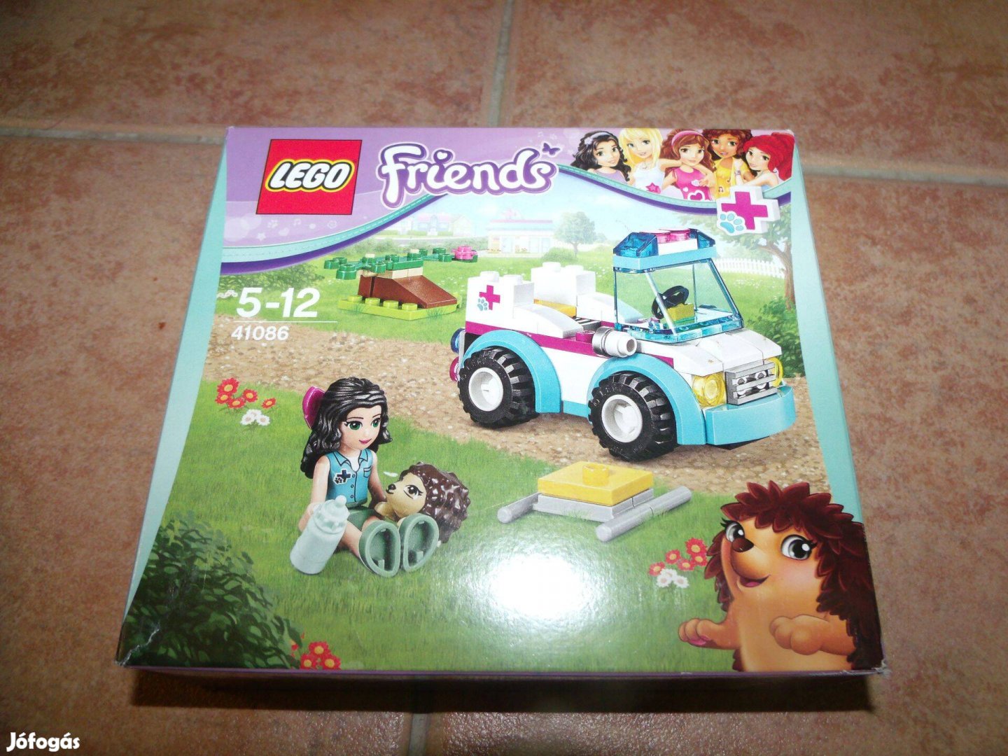 Lego Friends 41086 Állatmentő autó Emma komplett + doboz leírás
