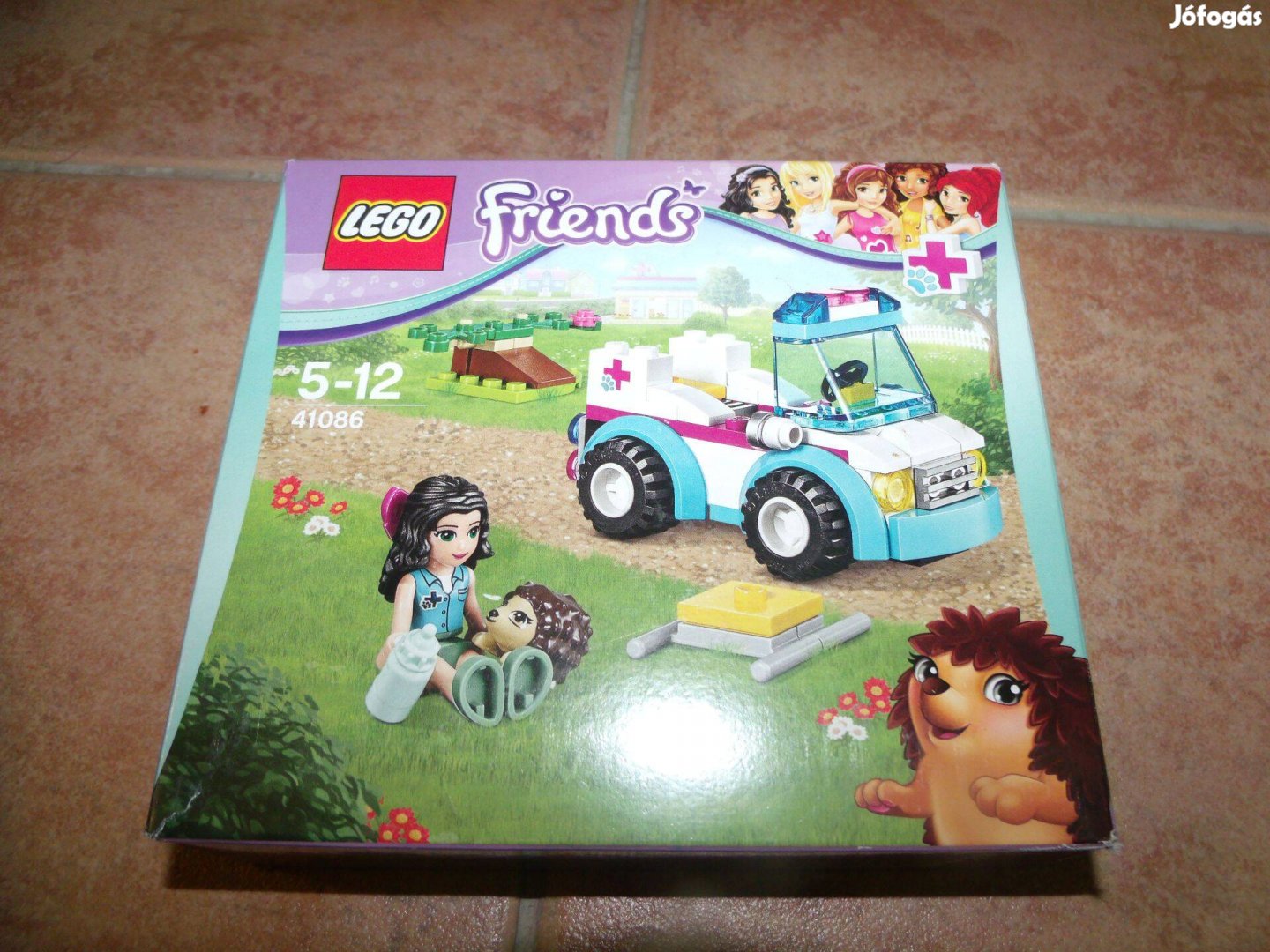 Lego Friends 41086 Állatmentő autó Emma komplett + doboz leírás