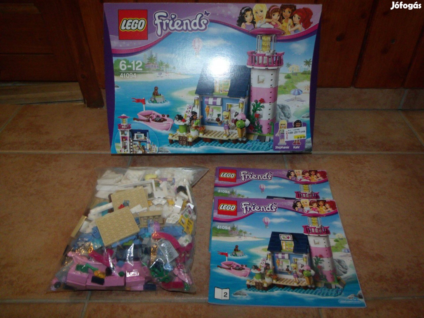 Lego Friends 41094 Heartlake világítótorony újszerű Kate Stephanie