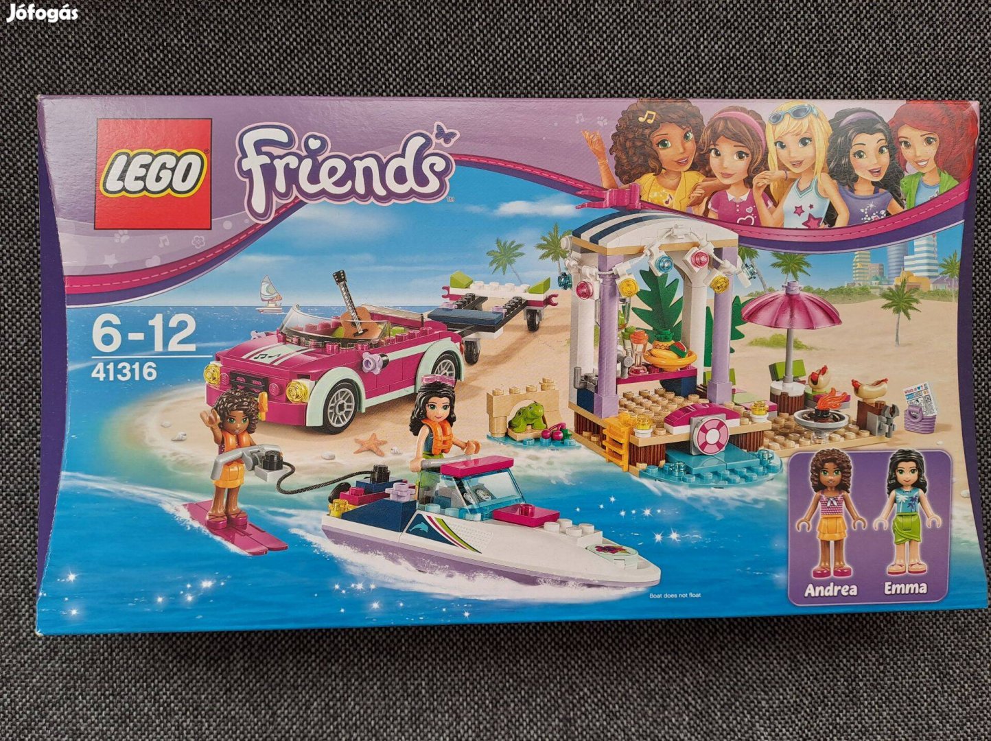 Lego Friends 41316 Andrea motorcsónak szállítója