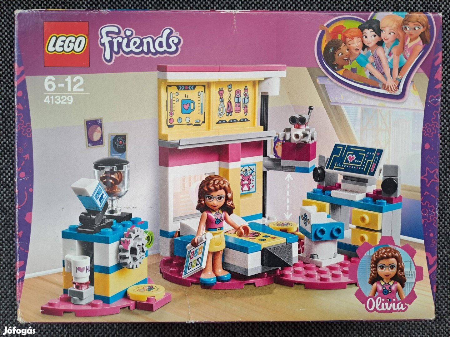 Lego Friends 41329 Olivia luxus hálószobája