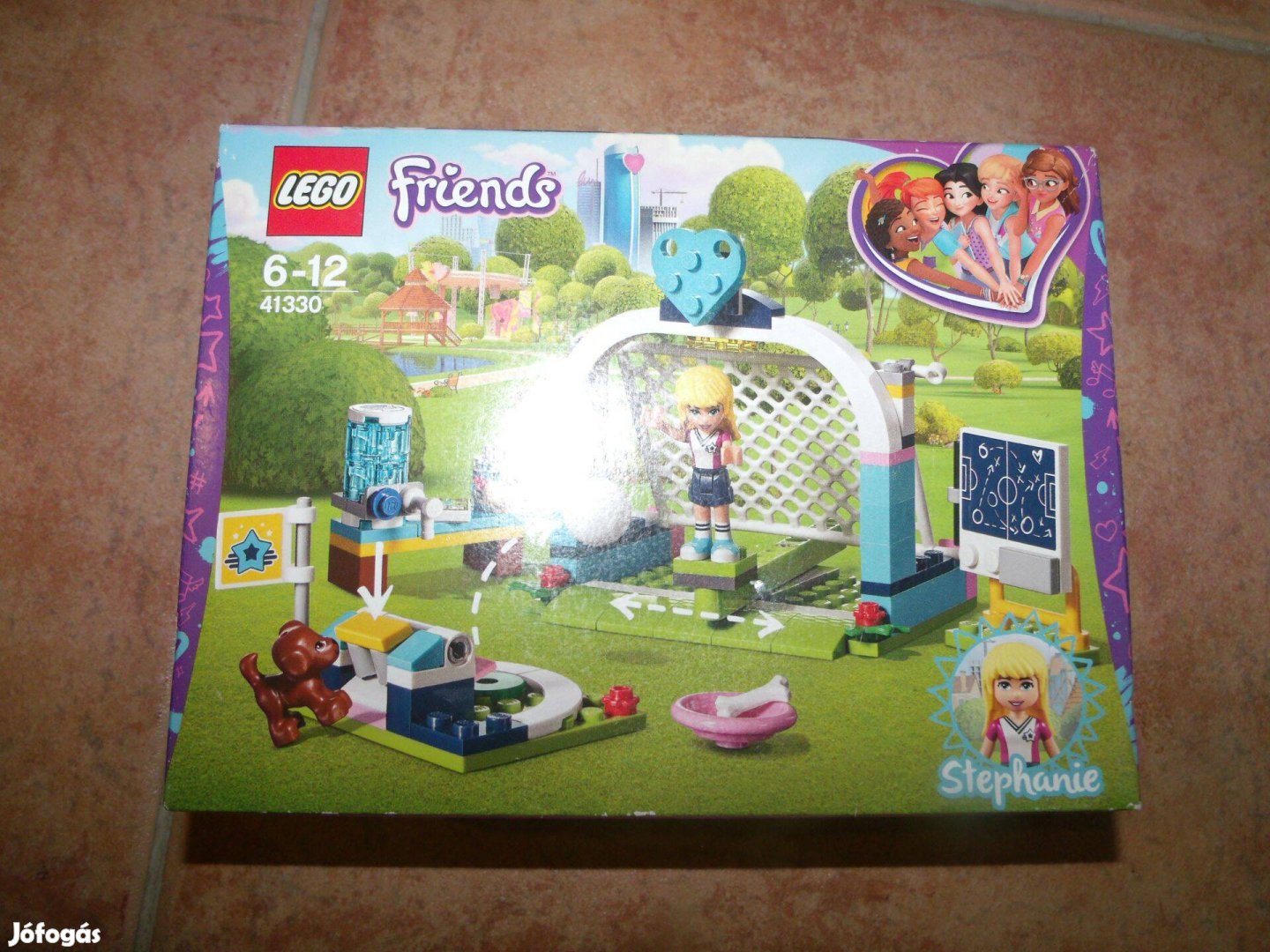 Lego Friends 41330 Stephanie fociedzésen újszerű futball fociedzés