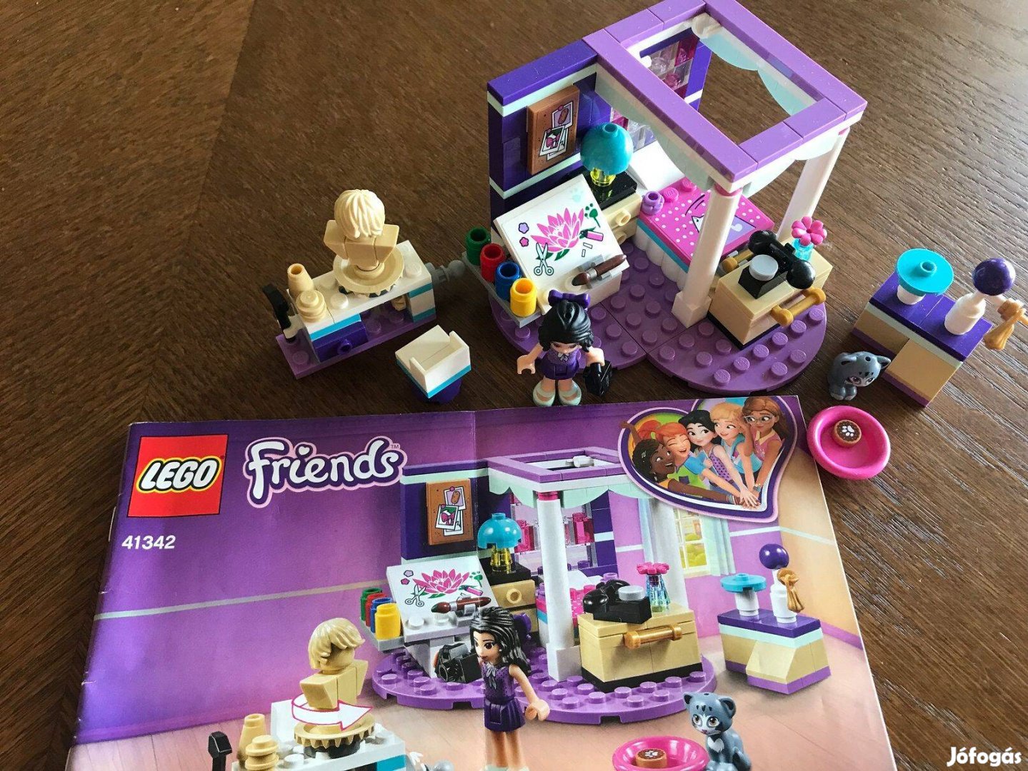 Lego Friends 41342 Emma kreatív hálószobája