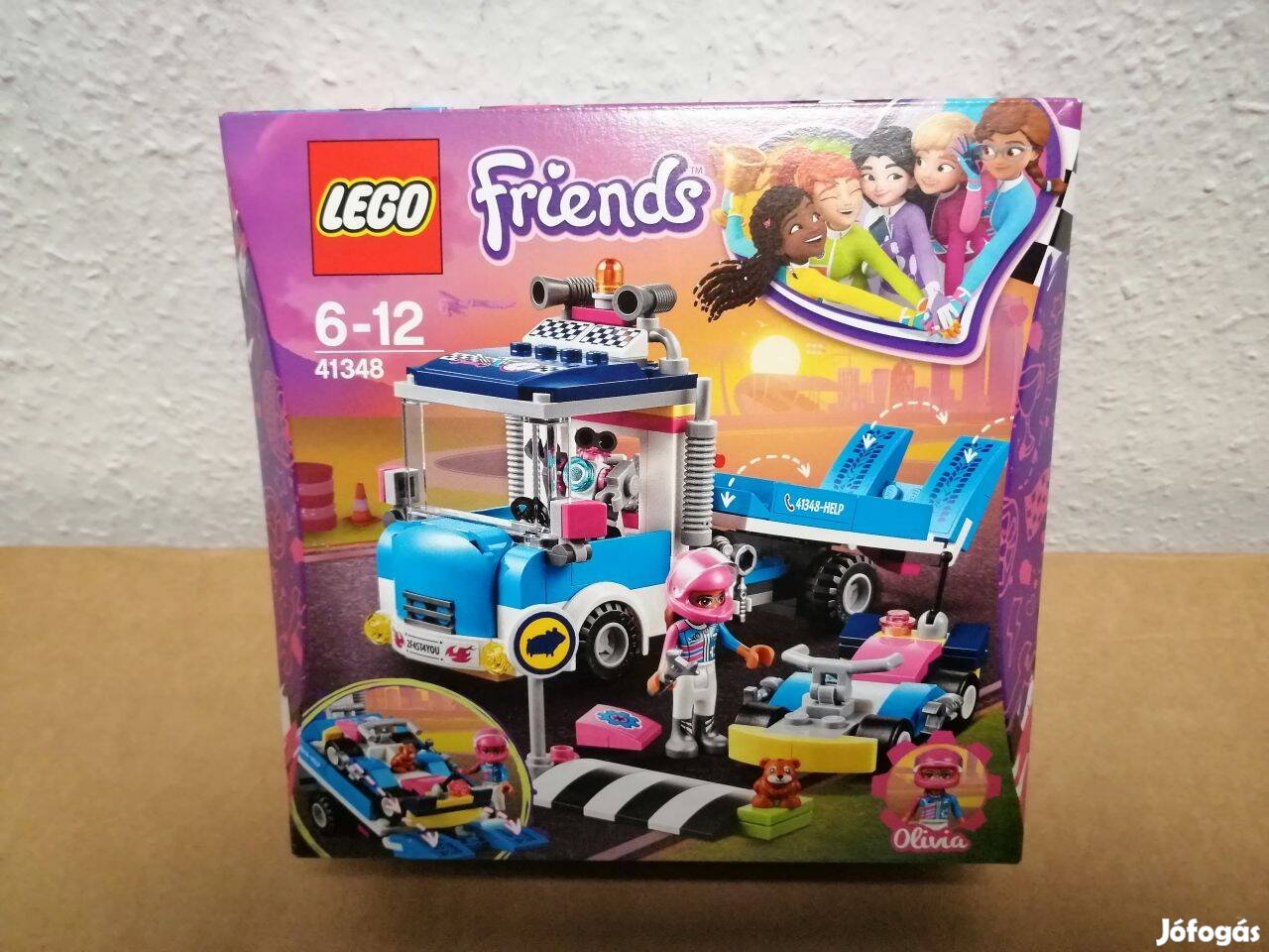 Lego Friends 41348 Olívia szervízautója új, bontatlan