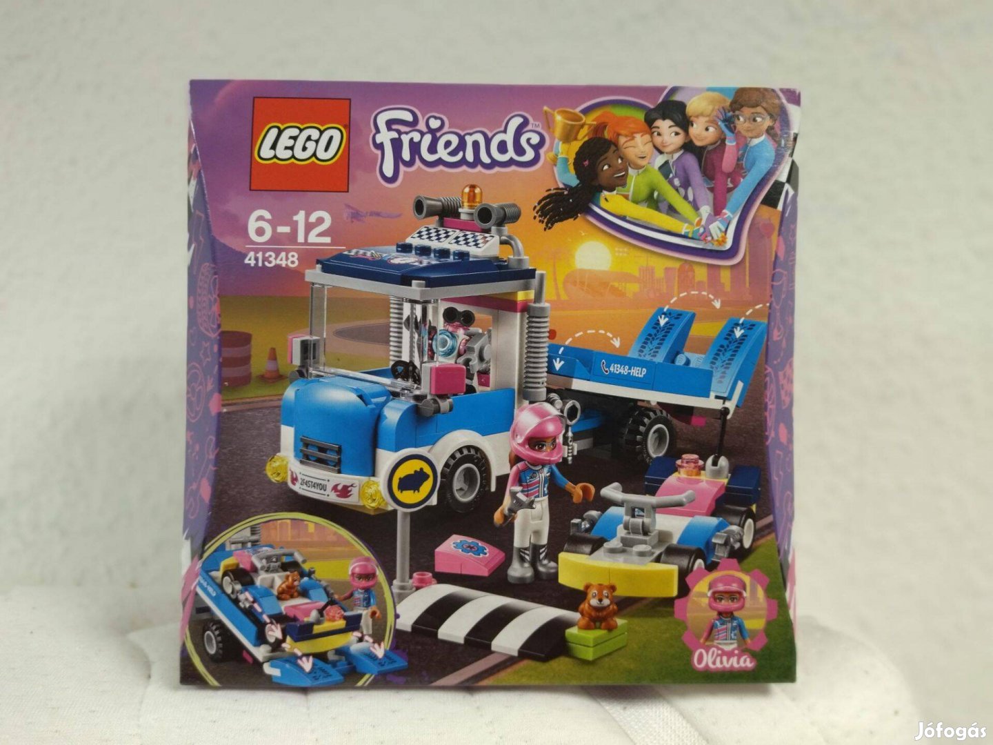 Lego Friends 41348 Olívia szervízautója új, bontatlan