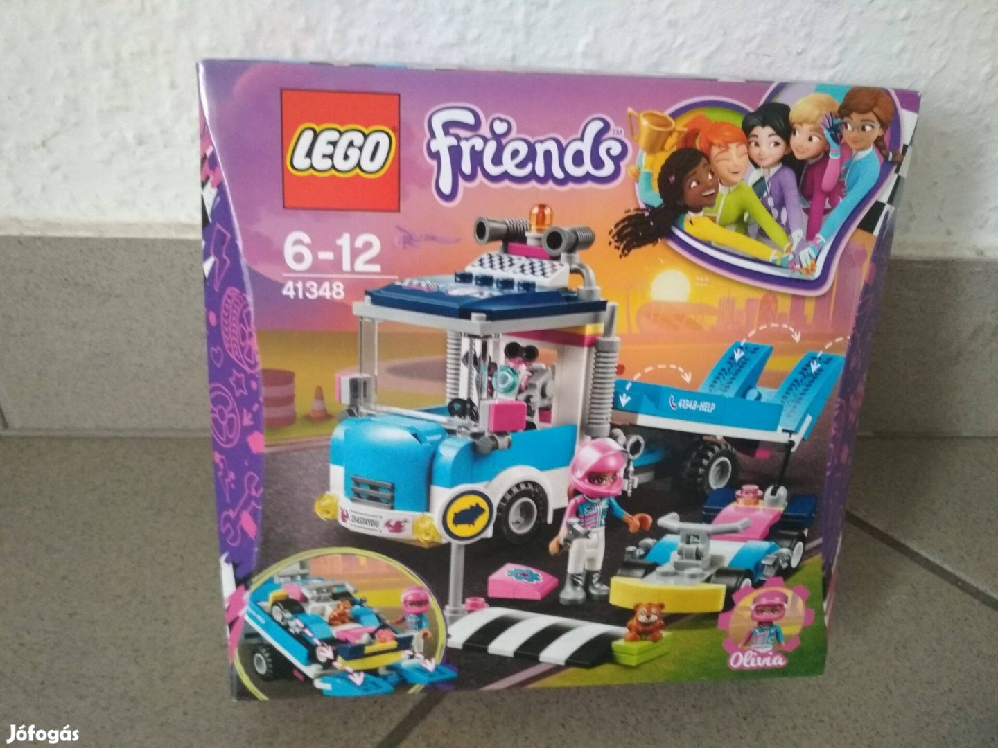 Lego Friends 41348 Olívia szervízautója új, bontatlan