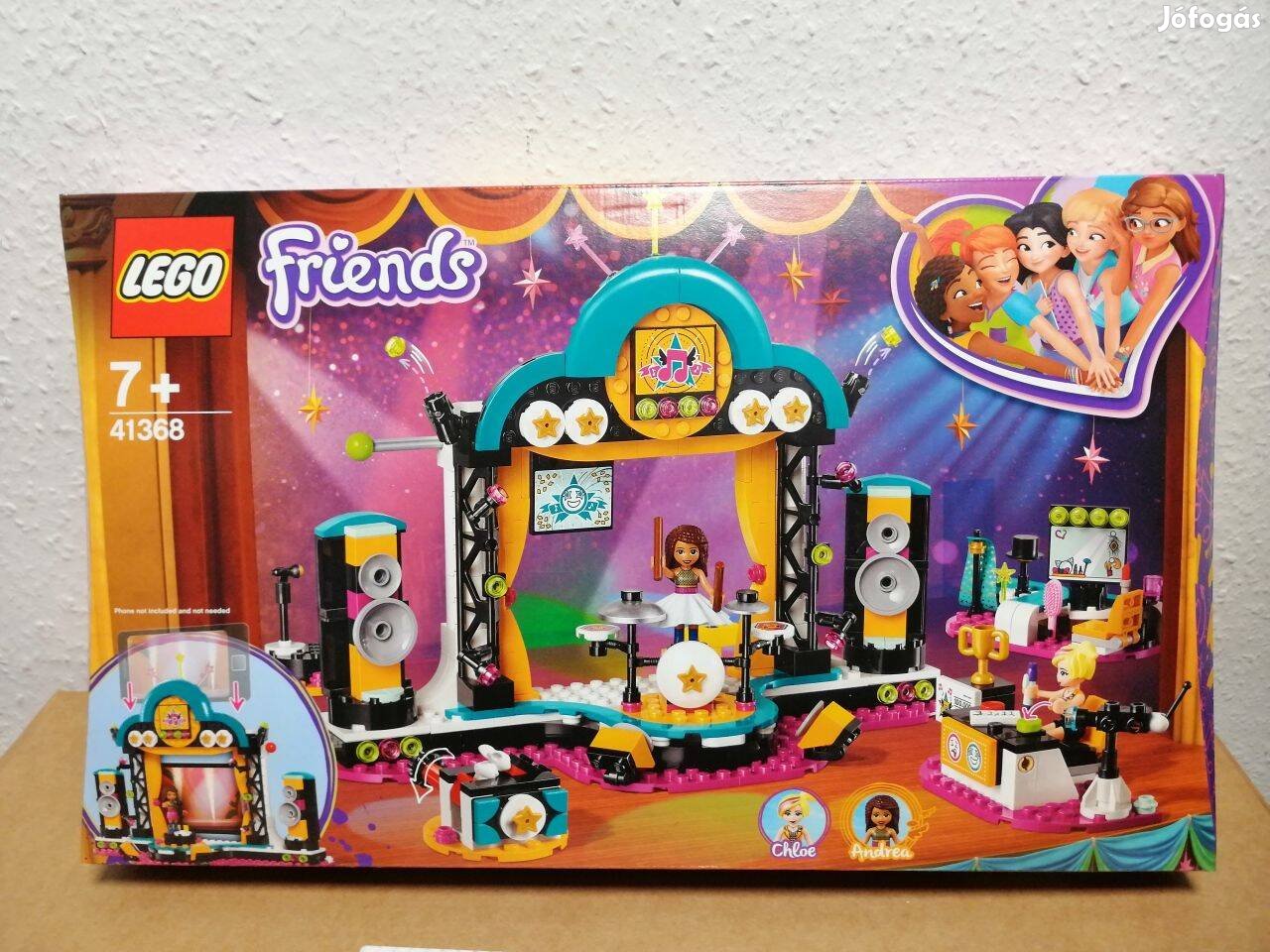 Lego Friends 41368 Andrea tehetségkutató showja új, bontatlan