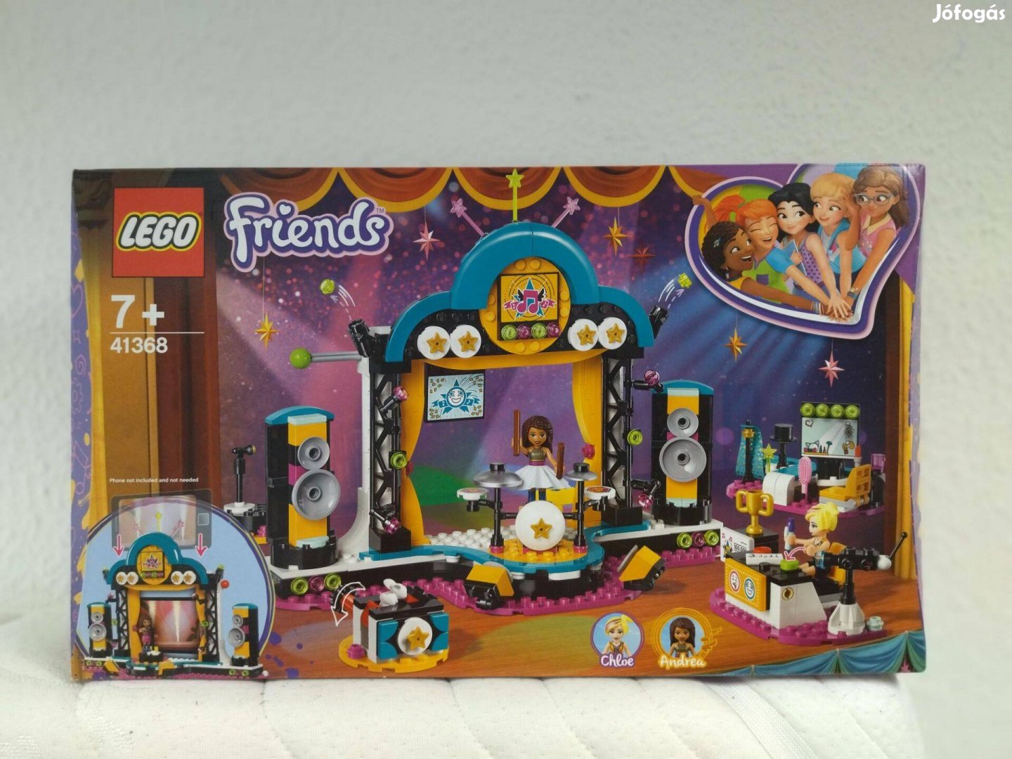 Lego Friends 41368 Andrea tehetségkutató showja új, bontatlan