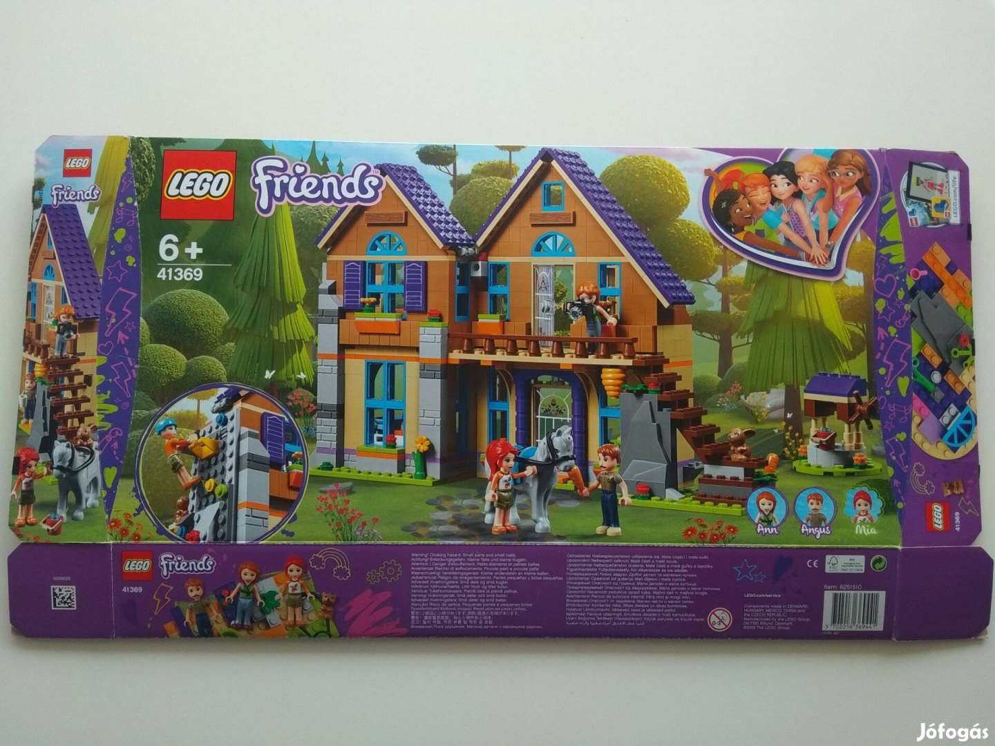 Lego Friends 41369 Mia háza doboza