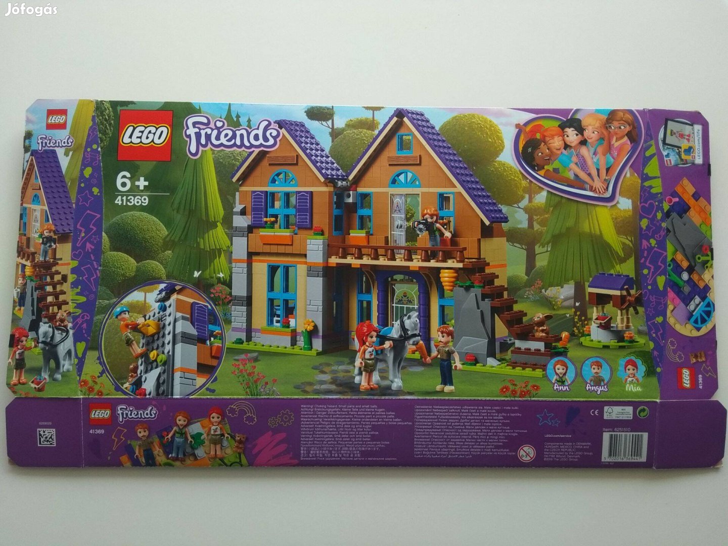 Lego Friends 41369 Mia háza készlet doboza