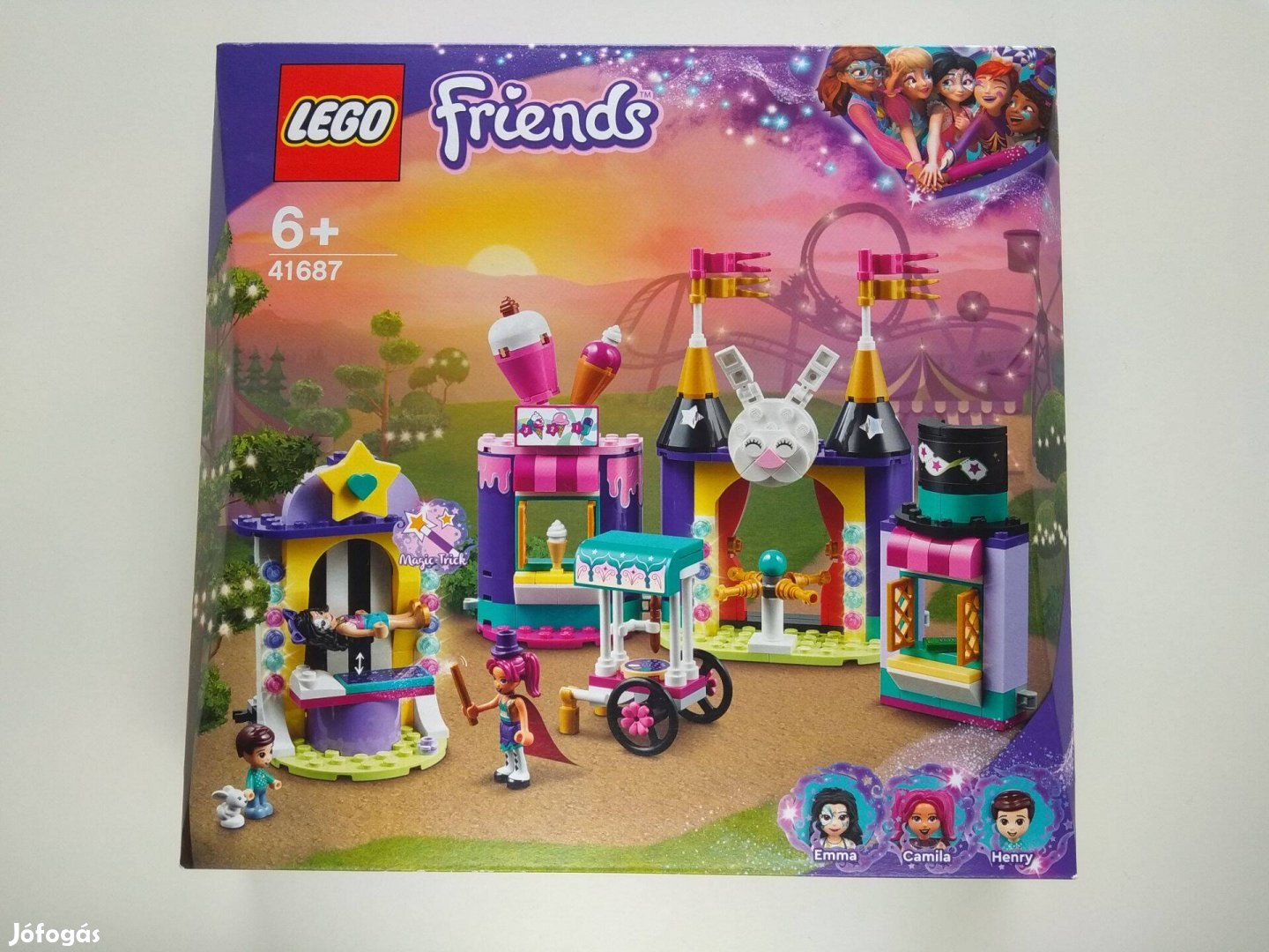 Lego Friends 41687 Varázslatos vidámparki standok új bontatlan