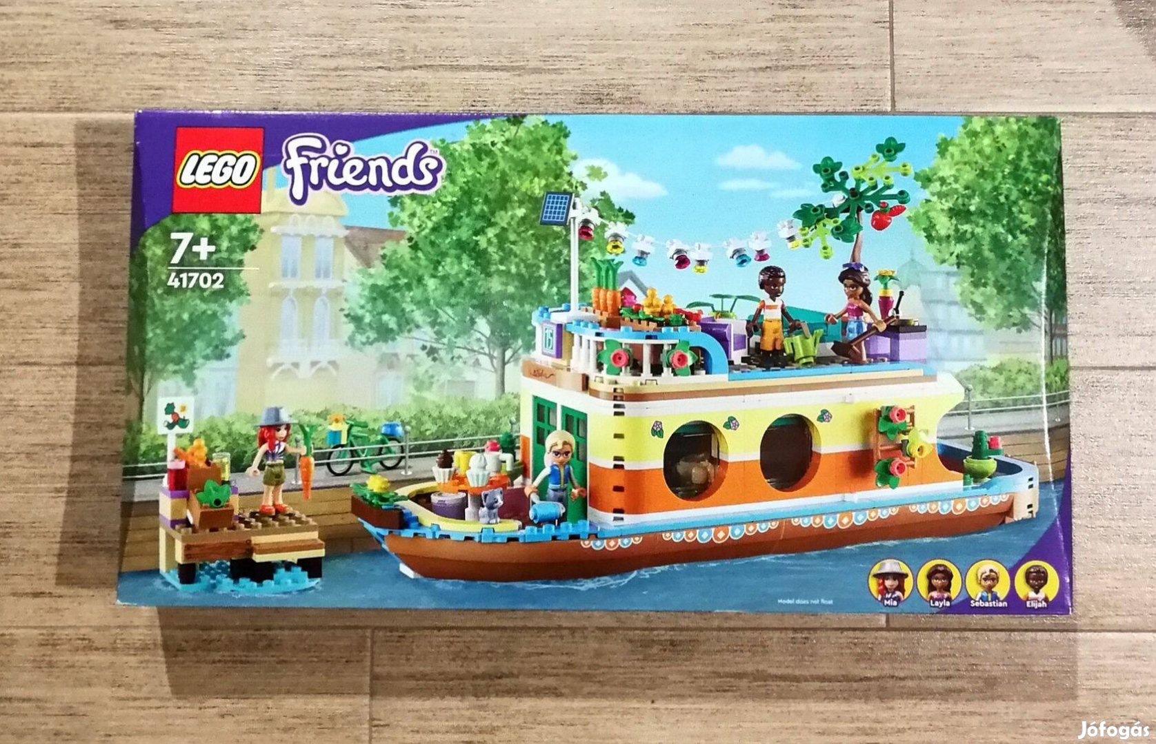 Lego Friends 41702 Lakóhajó a csatornán Ingyenes kiszállítás!