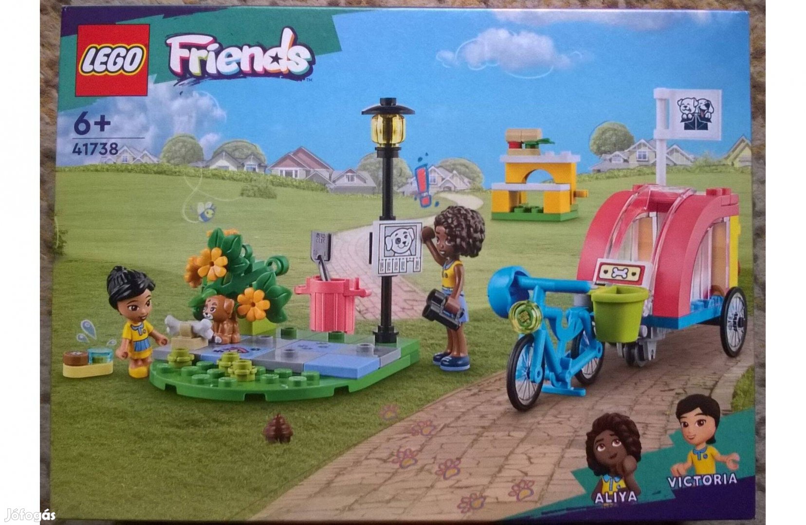 Lego Friends 41738 Kutyamentő bicikli - Új, bontatlan