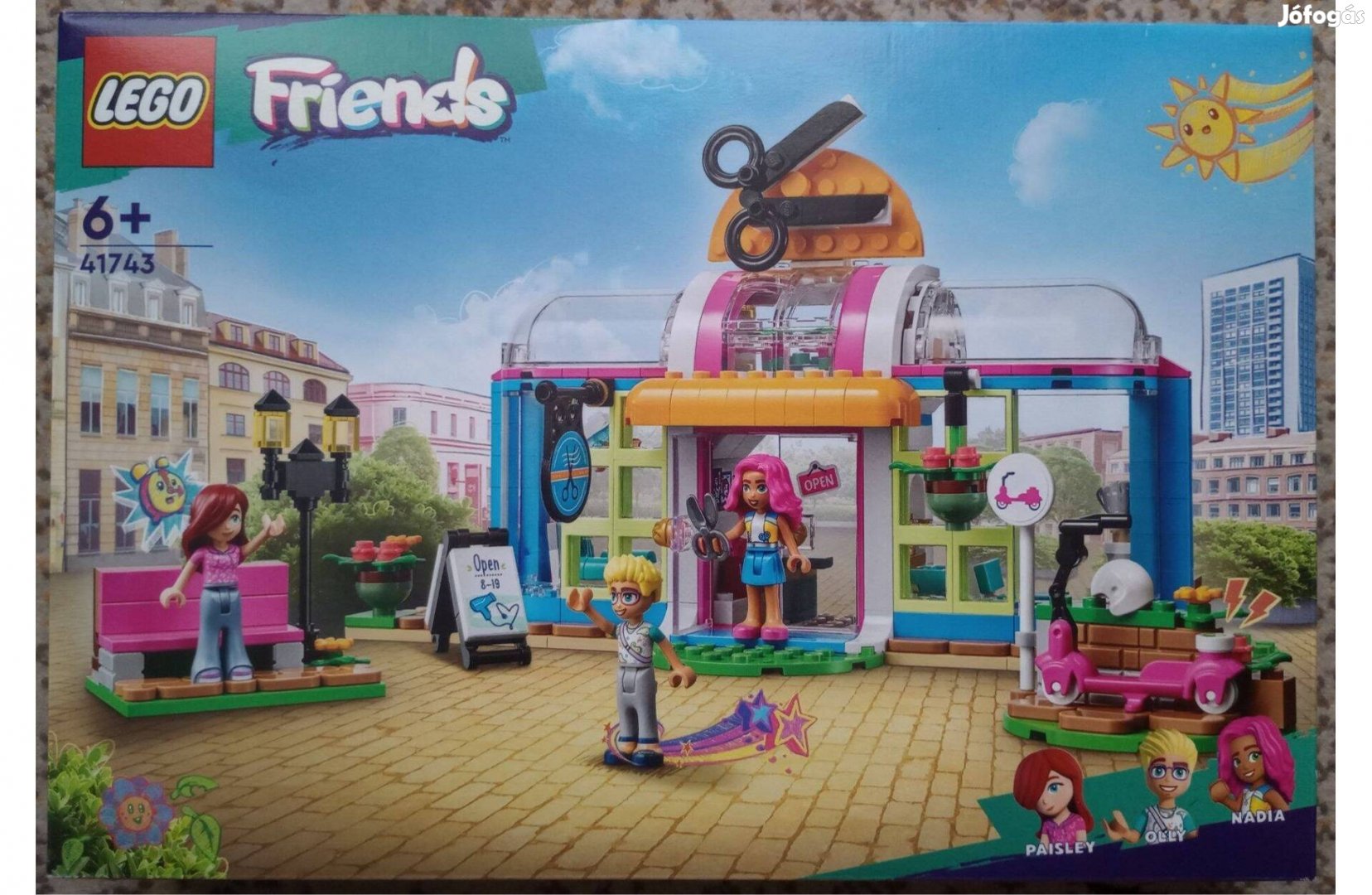 Lego Friends 41743 Hajszalon + Ajándék Lego - Új, bontatlan