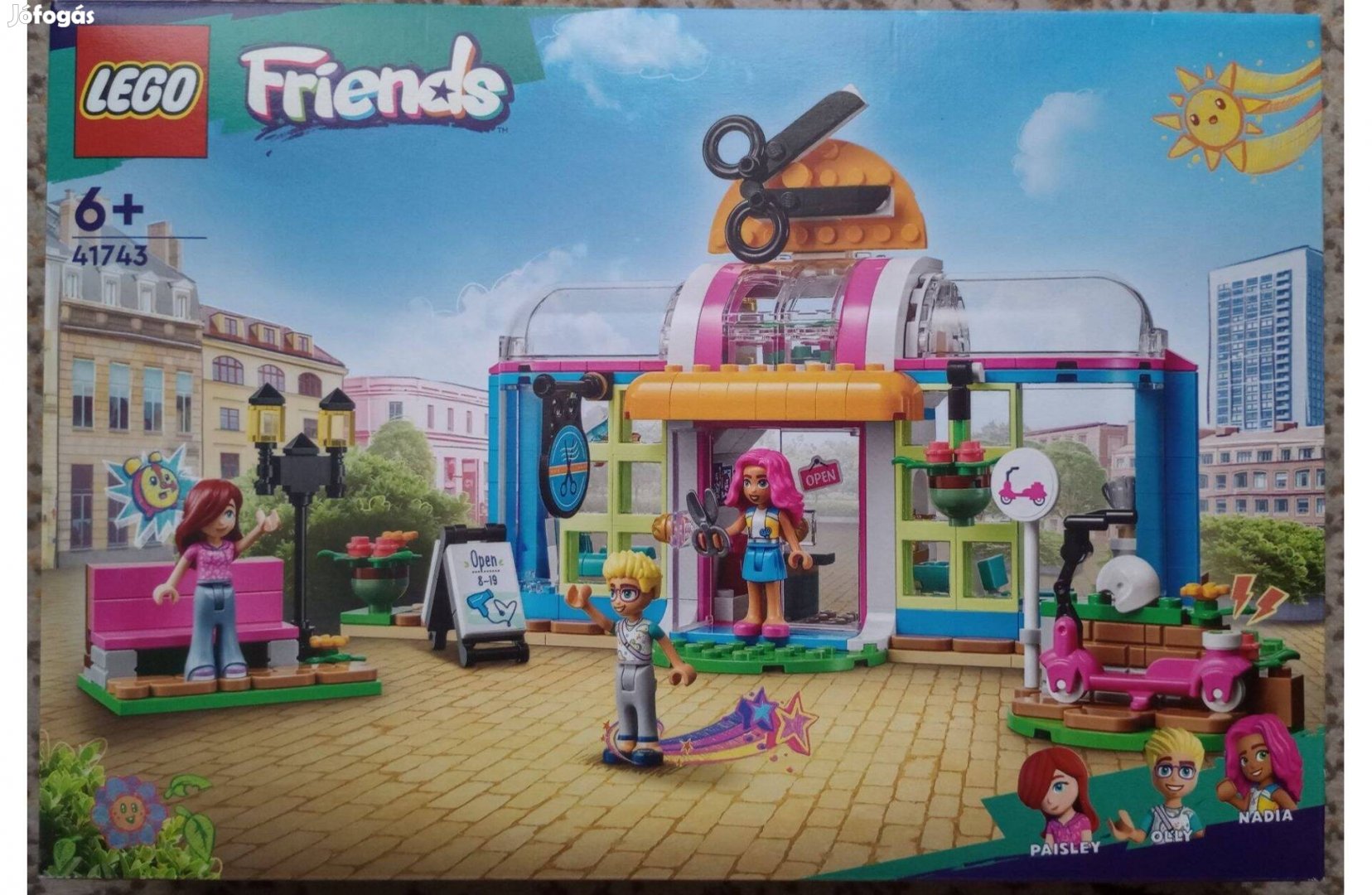 Lego Friends 41743 Hajszalon + Ajándék Lego - Új, bontatlan