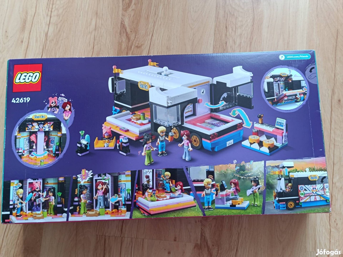 Lego Friends 42619 - Popsztár turnébusz Bontatlan!!!