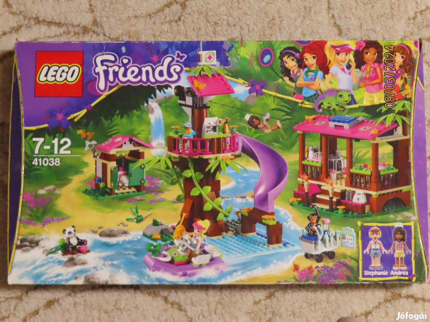 Lego Friends Mentőbázis a dzsungelben 41038