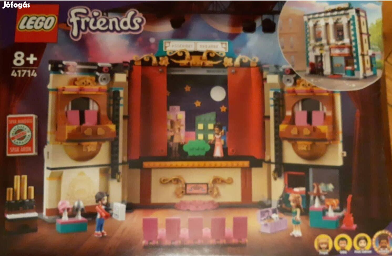 Lego Friends bontatlan ritka hatalmas színház 41714