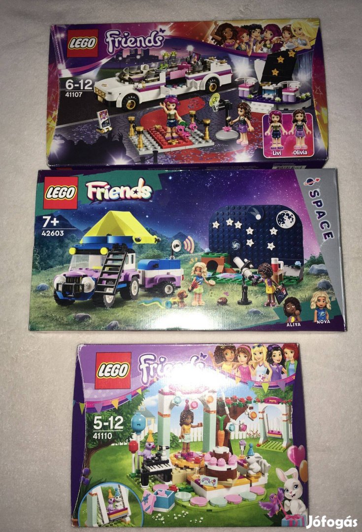 Lego Friends szettek Eladók 41107-42603-41110