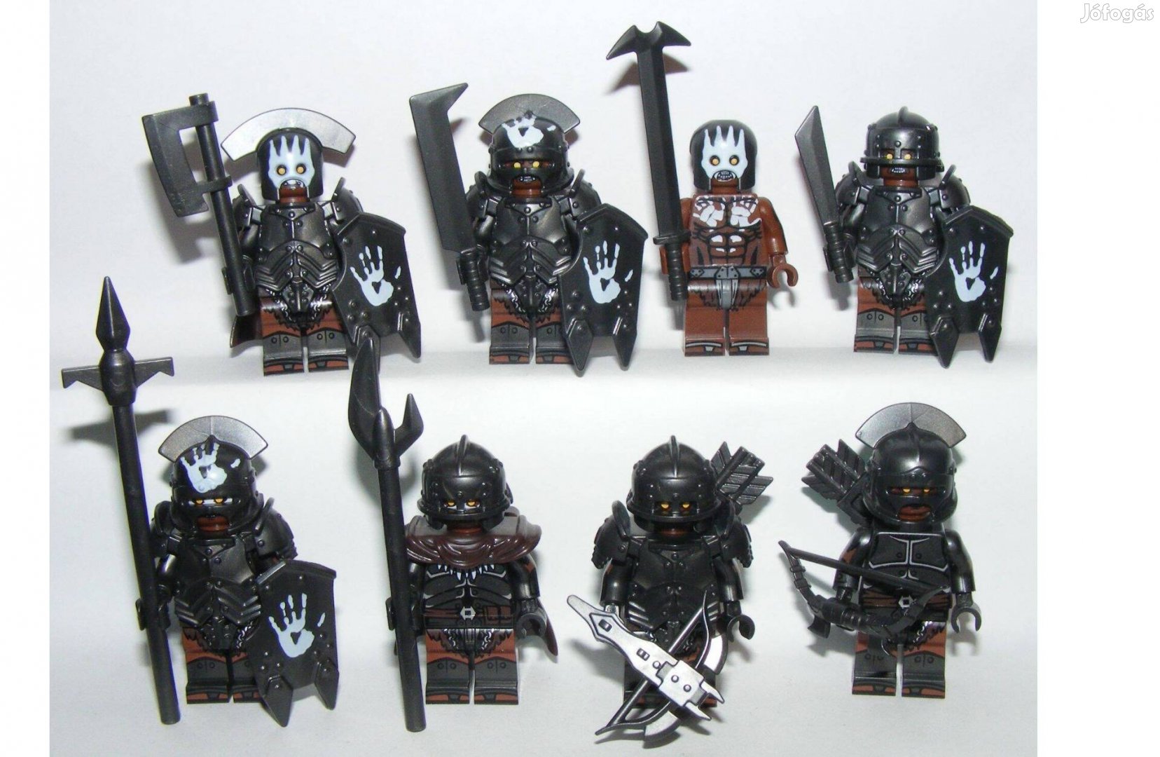 Lego Gyűrűk Ura Hobbit Castle figurák Orkok Ork Troll katona figura 8d