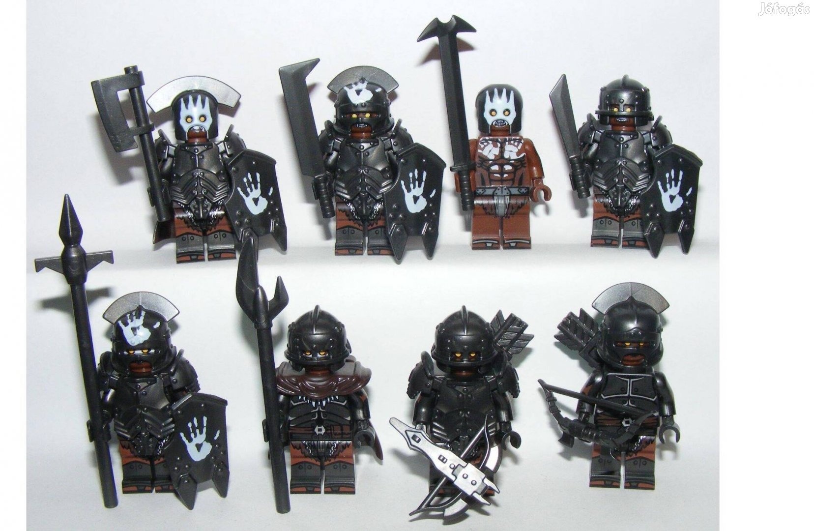 Lego Gyűrűk Ura Hobbit Castle figurák Uruk Hai Ork Troll katona figura