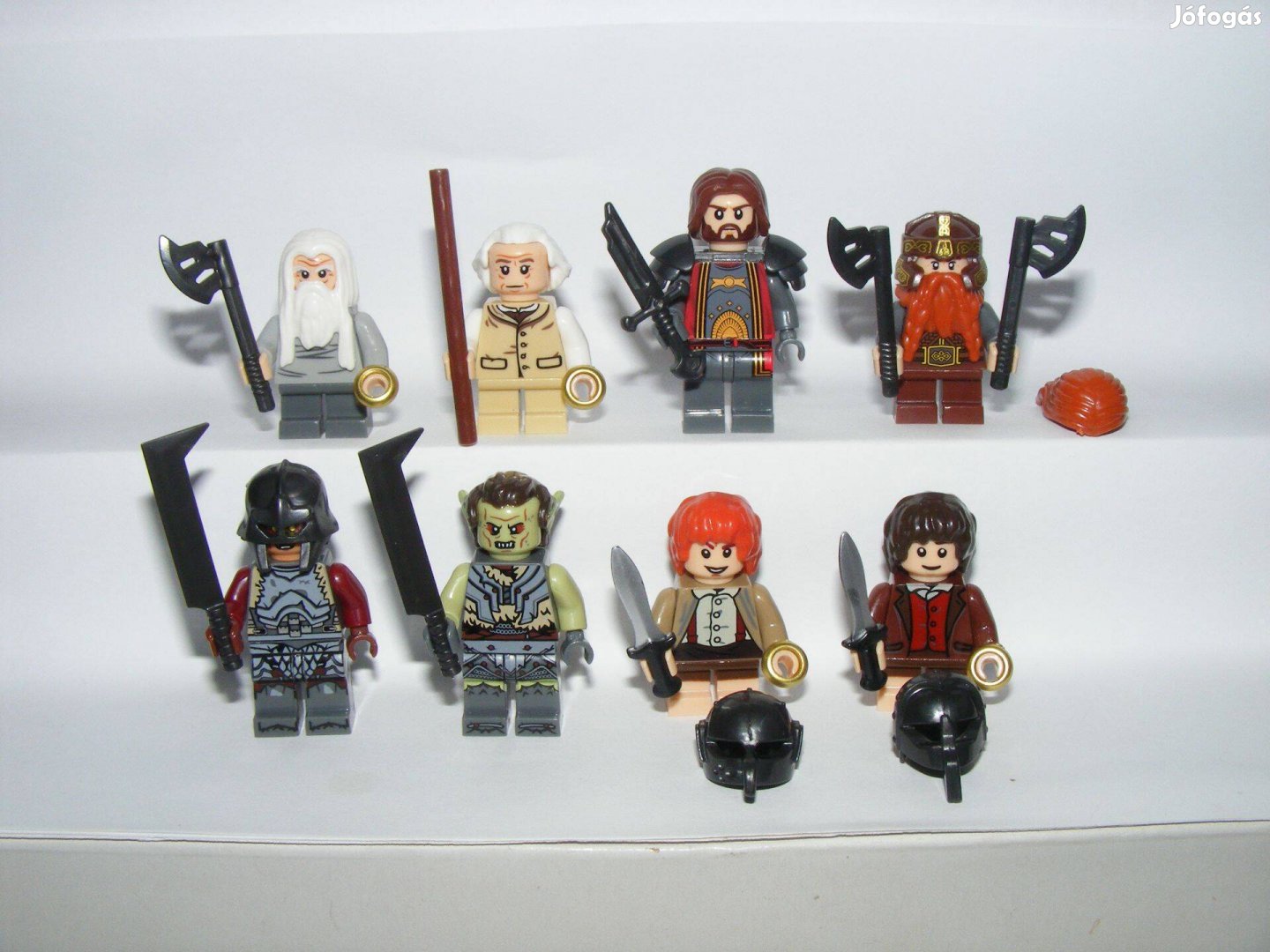 Lego Gyűrűk Ura Hobbit figurák Bilbo Baggins Gloin Isildur Gimli Frodo