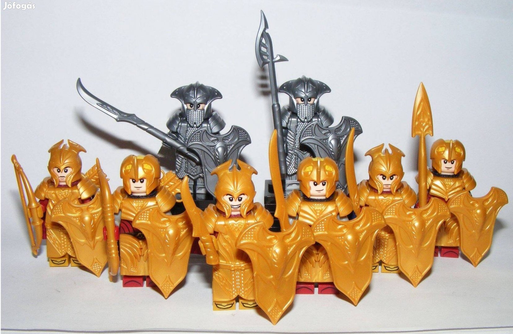 Lego Gyűrűk Ura Hobbit figurák Galadhrim Mirkwood Elf Tünde figura 8db