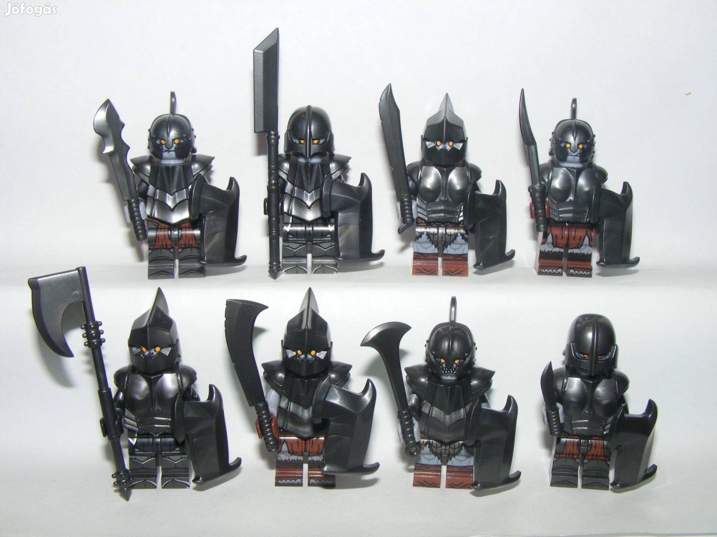 Lego Gyűrűk Ura Hobbit figurák Gundabadi Orkok 8db Ork katona figura