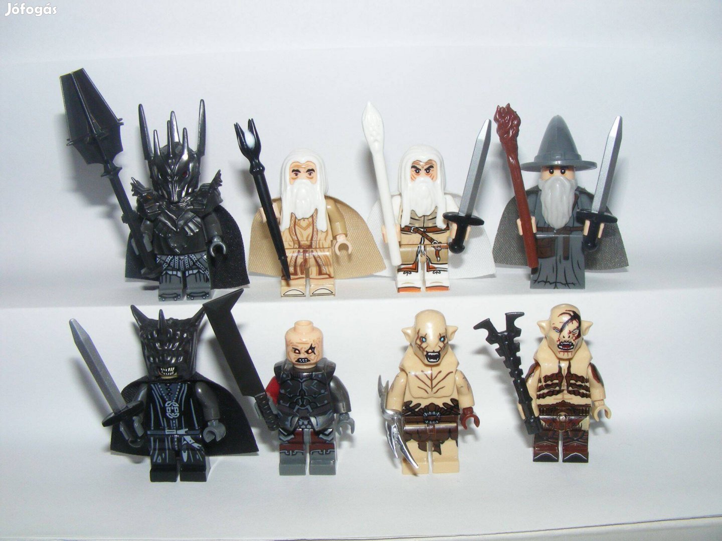 Lego Gyűrűk Ura Hobbit figurák Sauron Saruman Bolg Azog Gandalf Új