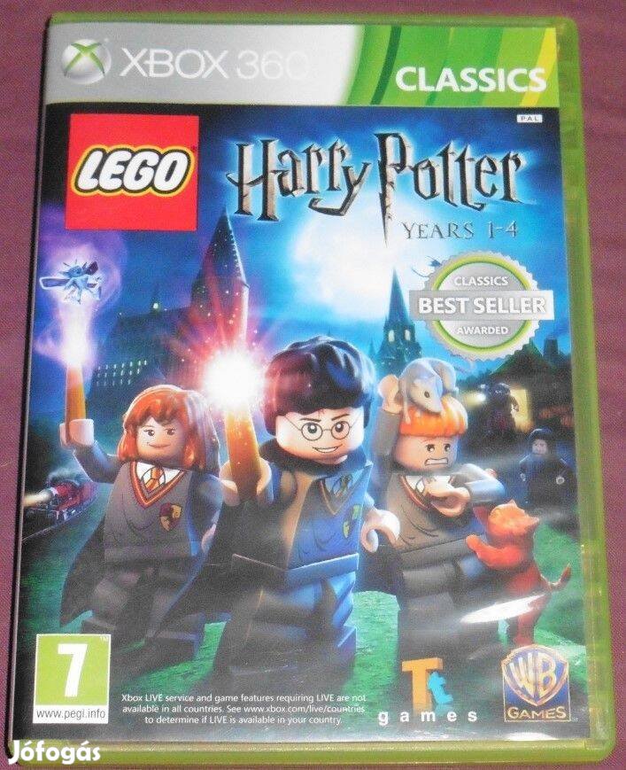Lego Harry Potter 1. (1-4 év a roxfortban) Gyári Xbox 360 Játék