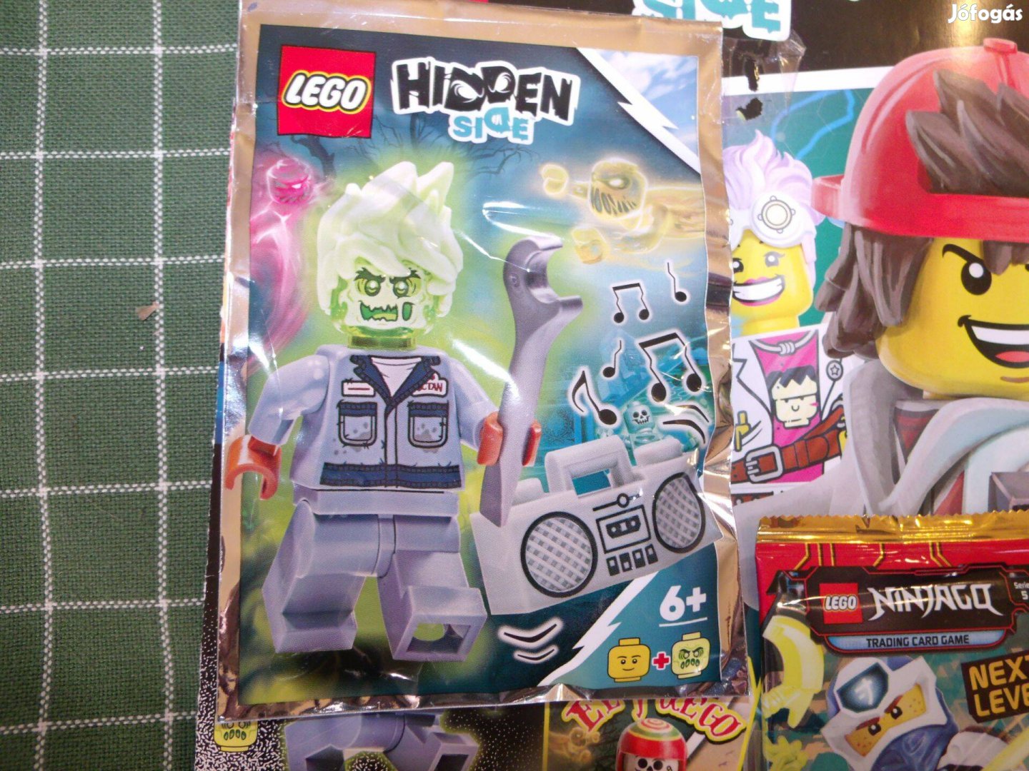 Lego Hidden Side új 792008 Scott Francis Megszállott szerelő + újság