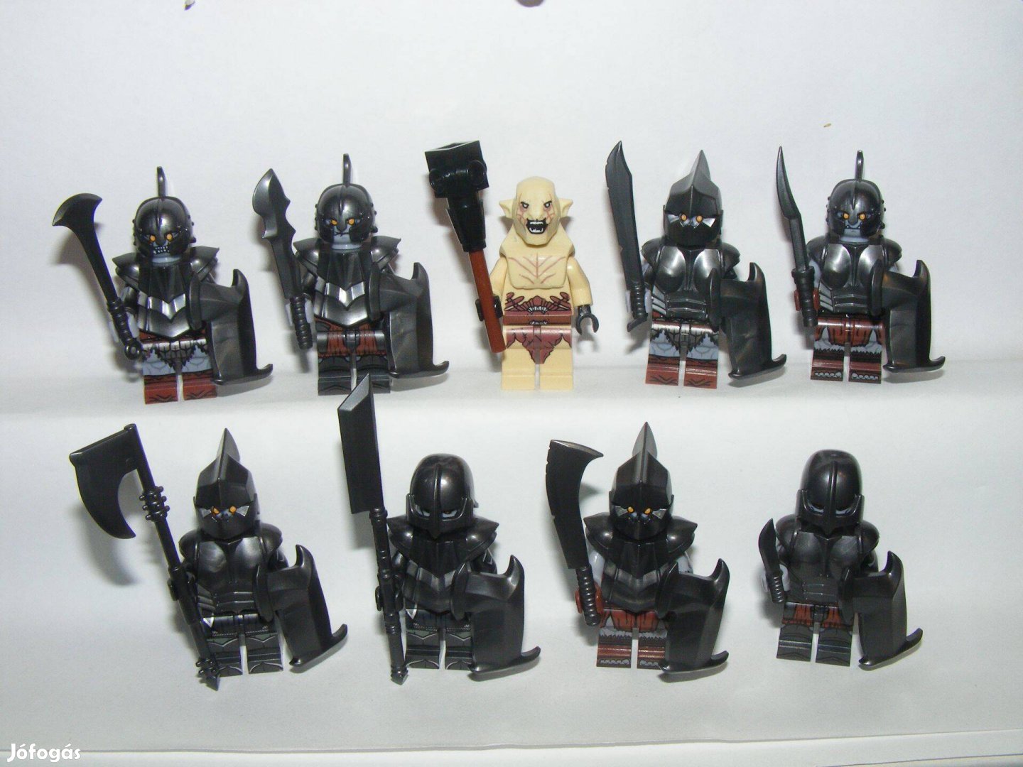 Lego Hobbit Gyűrűk Ura Castle figurák Gundabadi Orkok katona Azog Ork