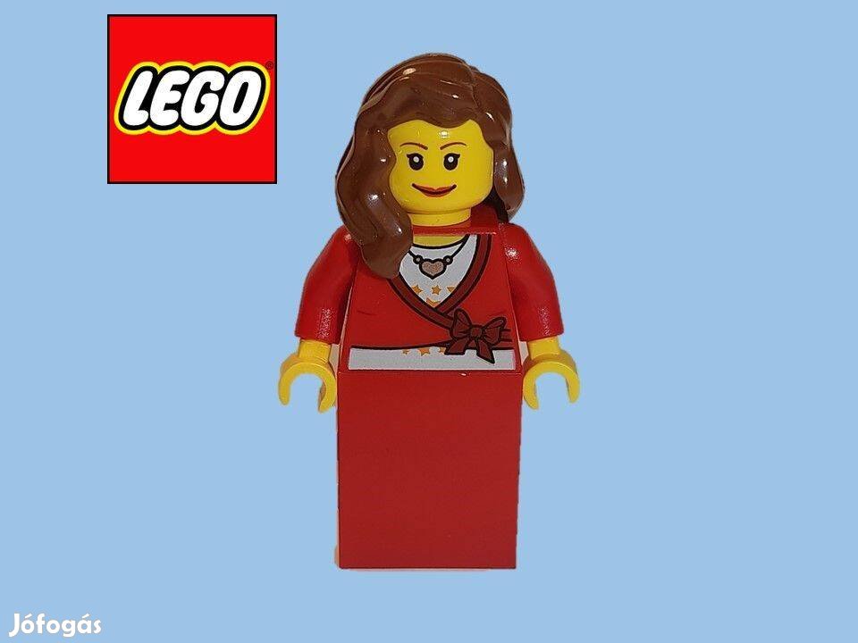 Lego Holiday Christmas - Piros ruhás hölgy minifigura (10216)