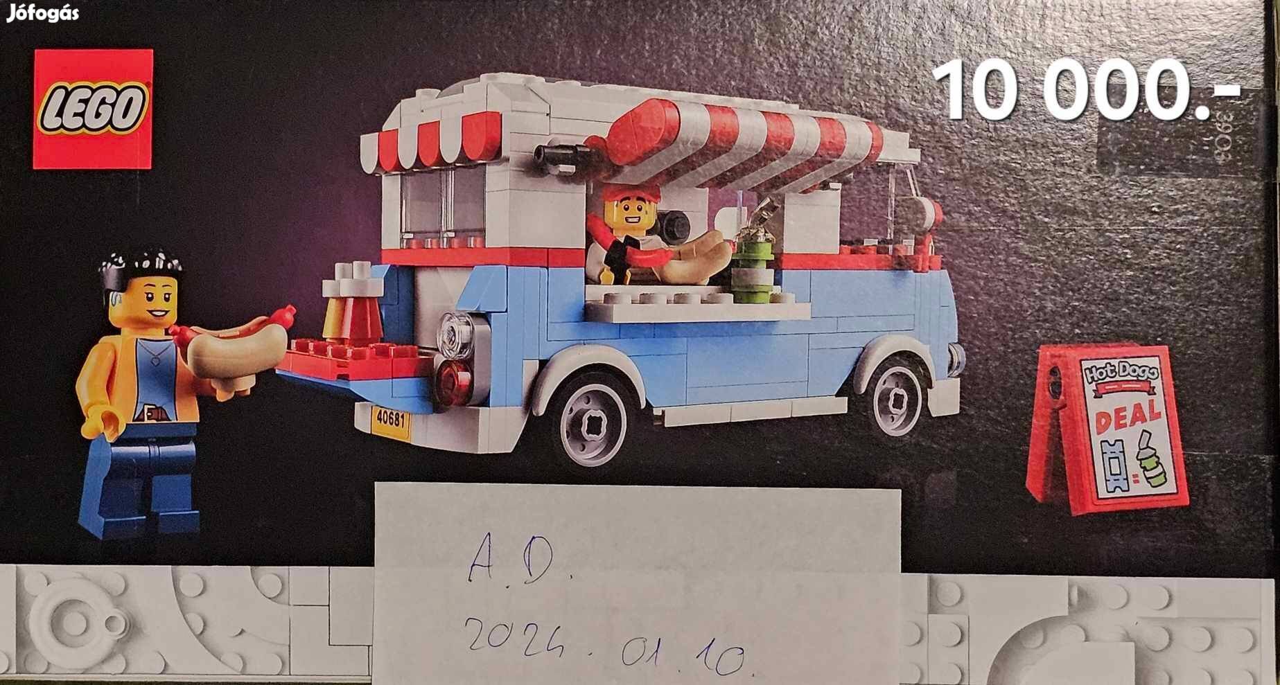 Lego Hotdogárus autó Bontatlan dobozos