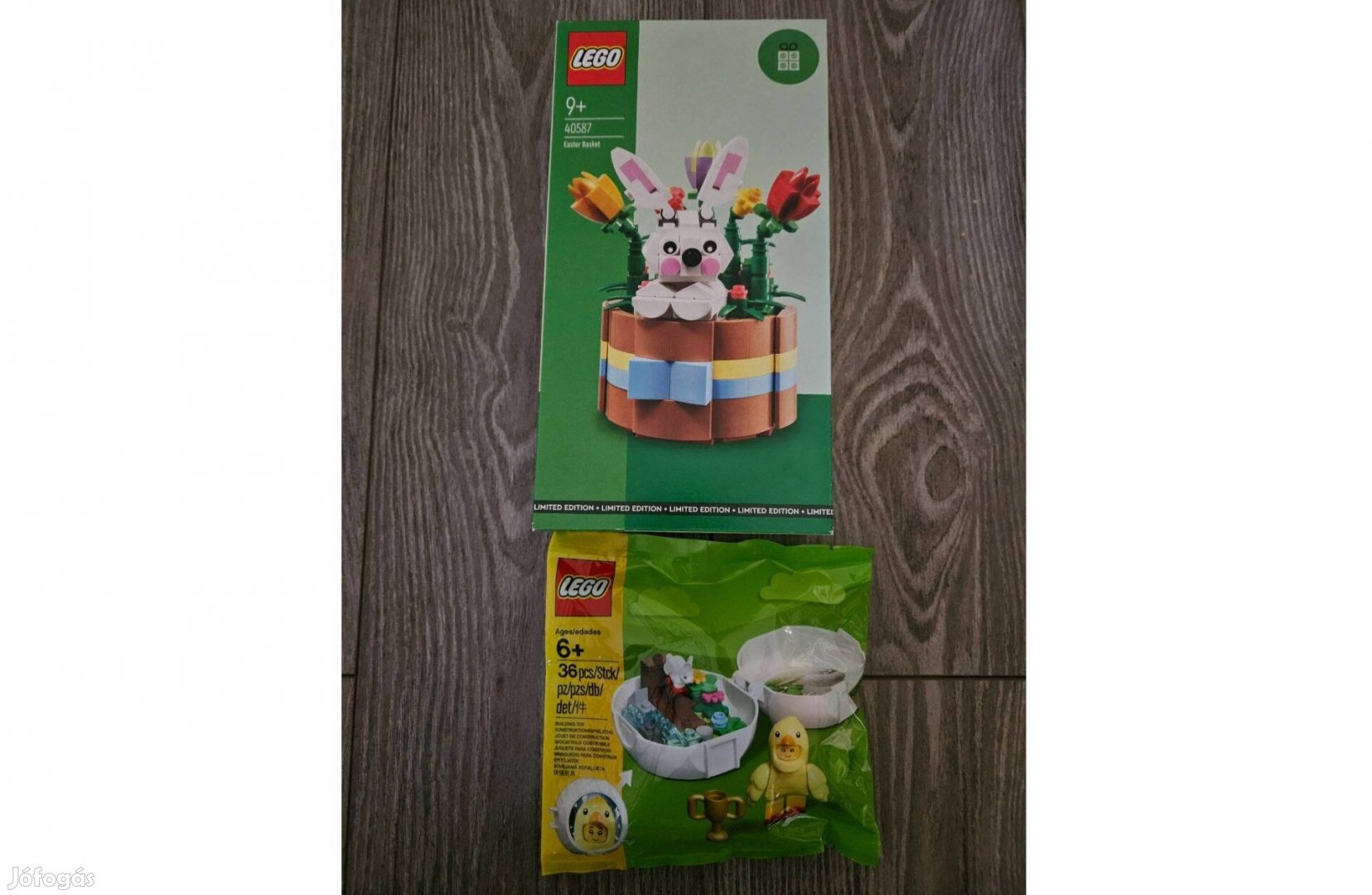 Lego Húsvéti kosár 40587 és Chicken Skater Pod polybag