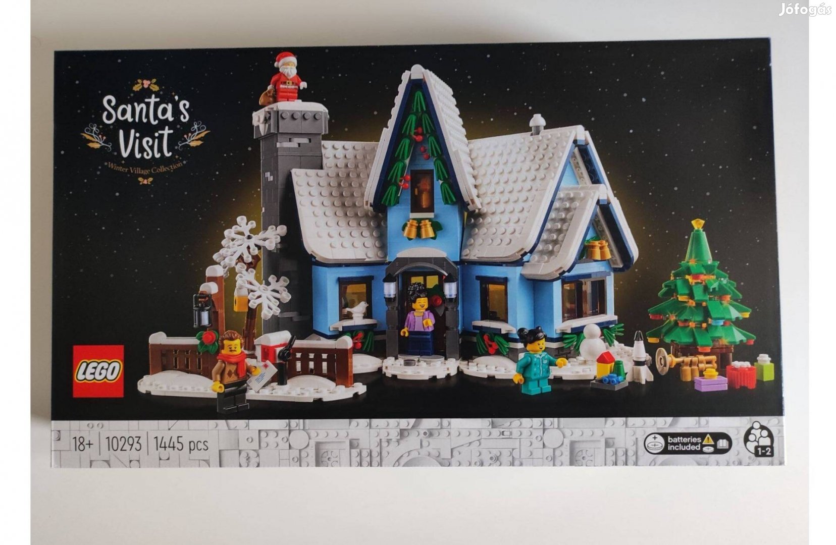 Lego Icons 10293 - A Mikulás látogatása - új, bontatlan