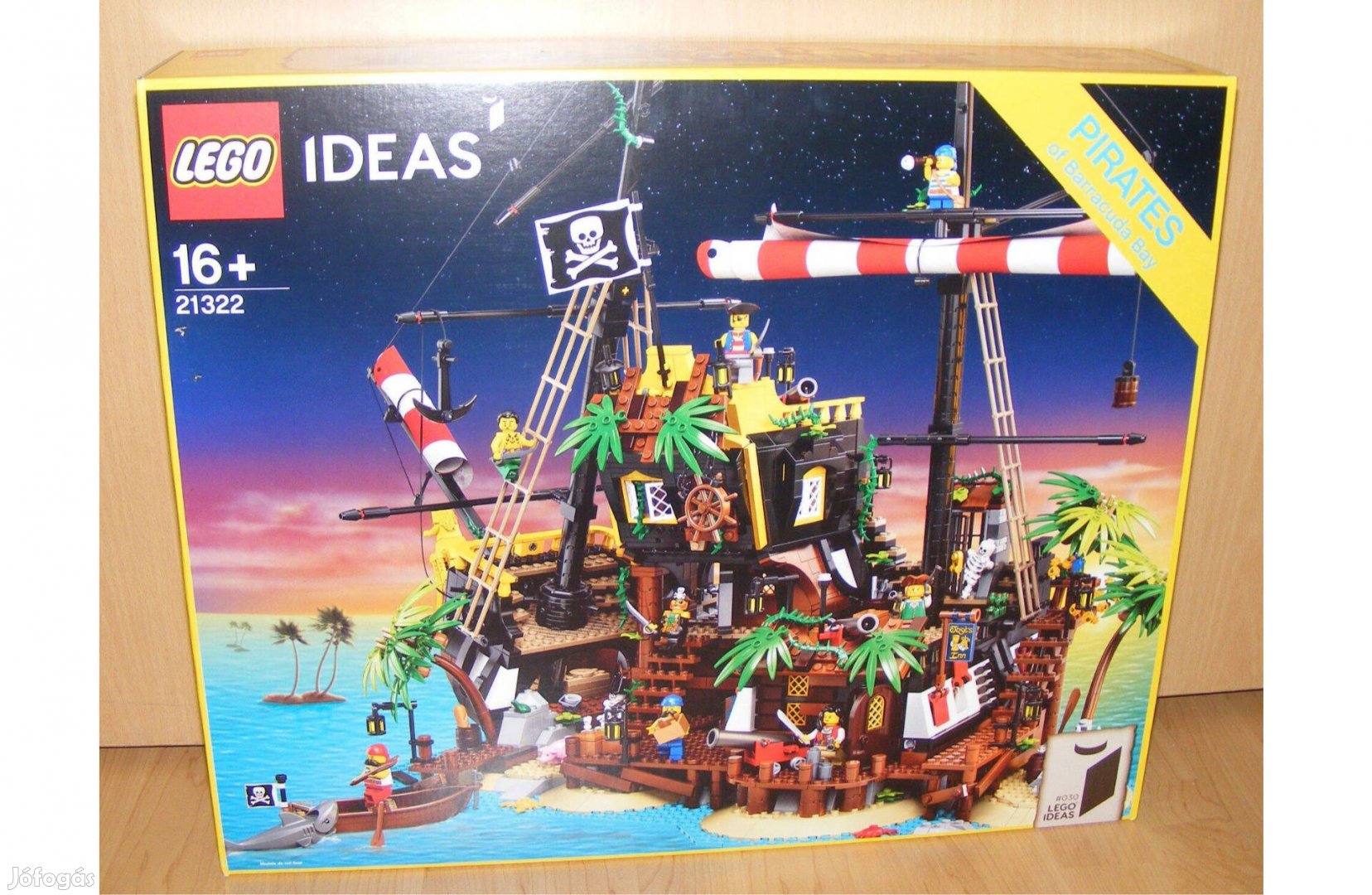 Lego Ideas 21322 Pirates of Barracuda Bay Kalóz sziget hajó 2545db Új