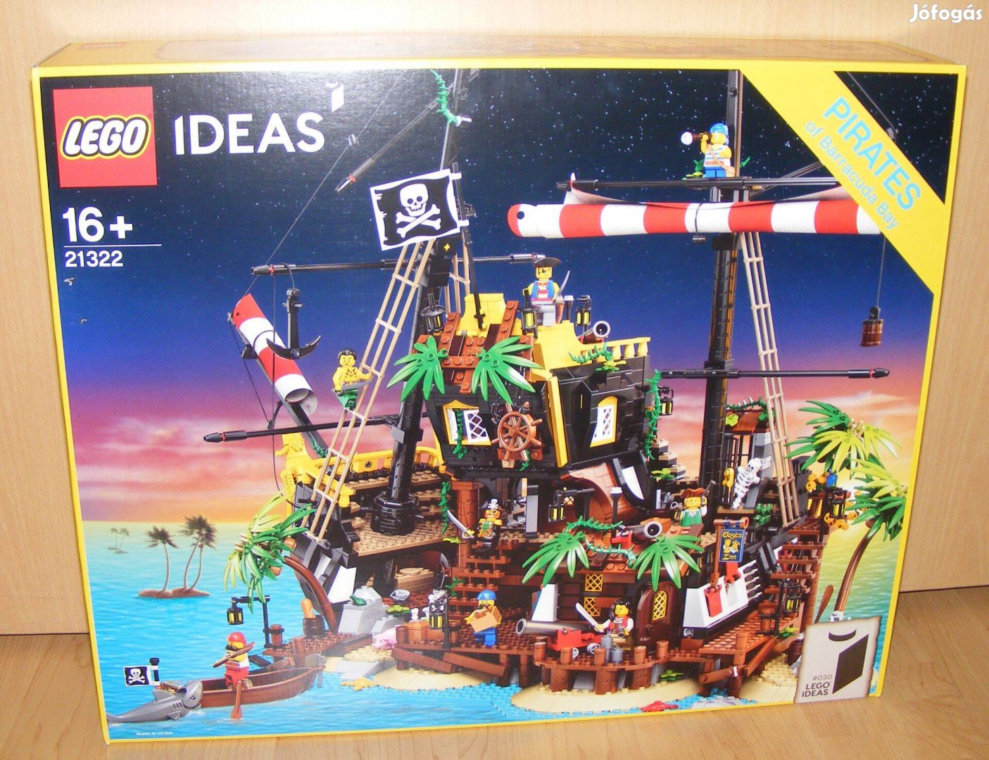 Lego Ideas 21322 Pirates of Barracuda Bay Kalóz sziget hajó 2545db Új