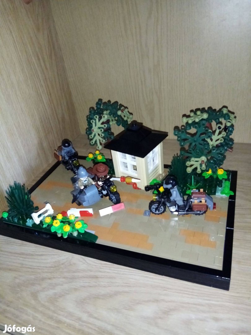 Lego Indiana Jones Motoros üldözés dioráma - Moc