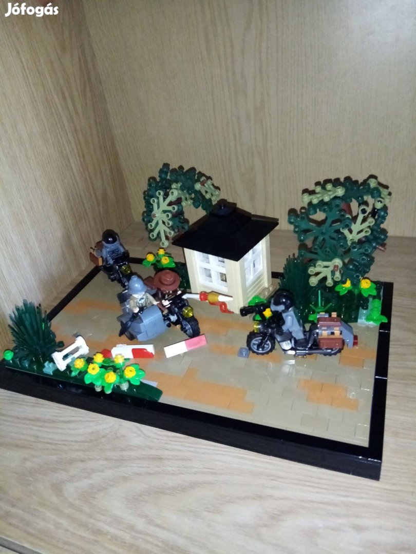 Lego Indiana Jones Motoros üldözés dioráma - Moc