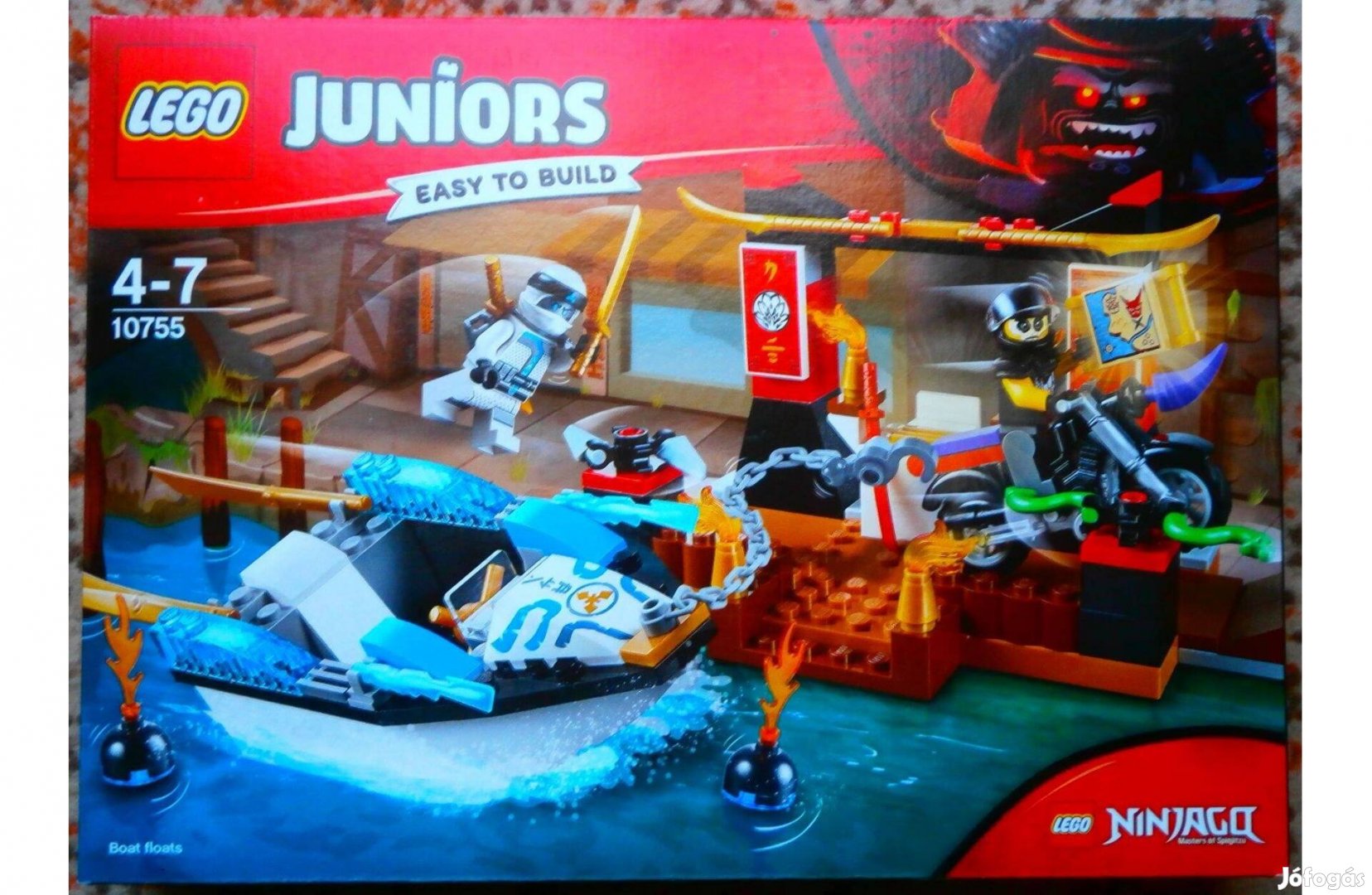 Lego Juniors 10755 Zane nindzsahajós üldözése - Új, bontatlan