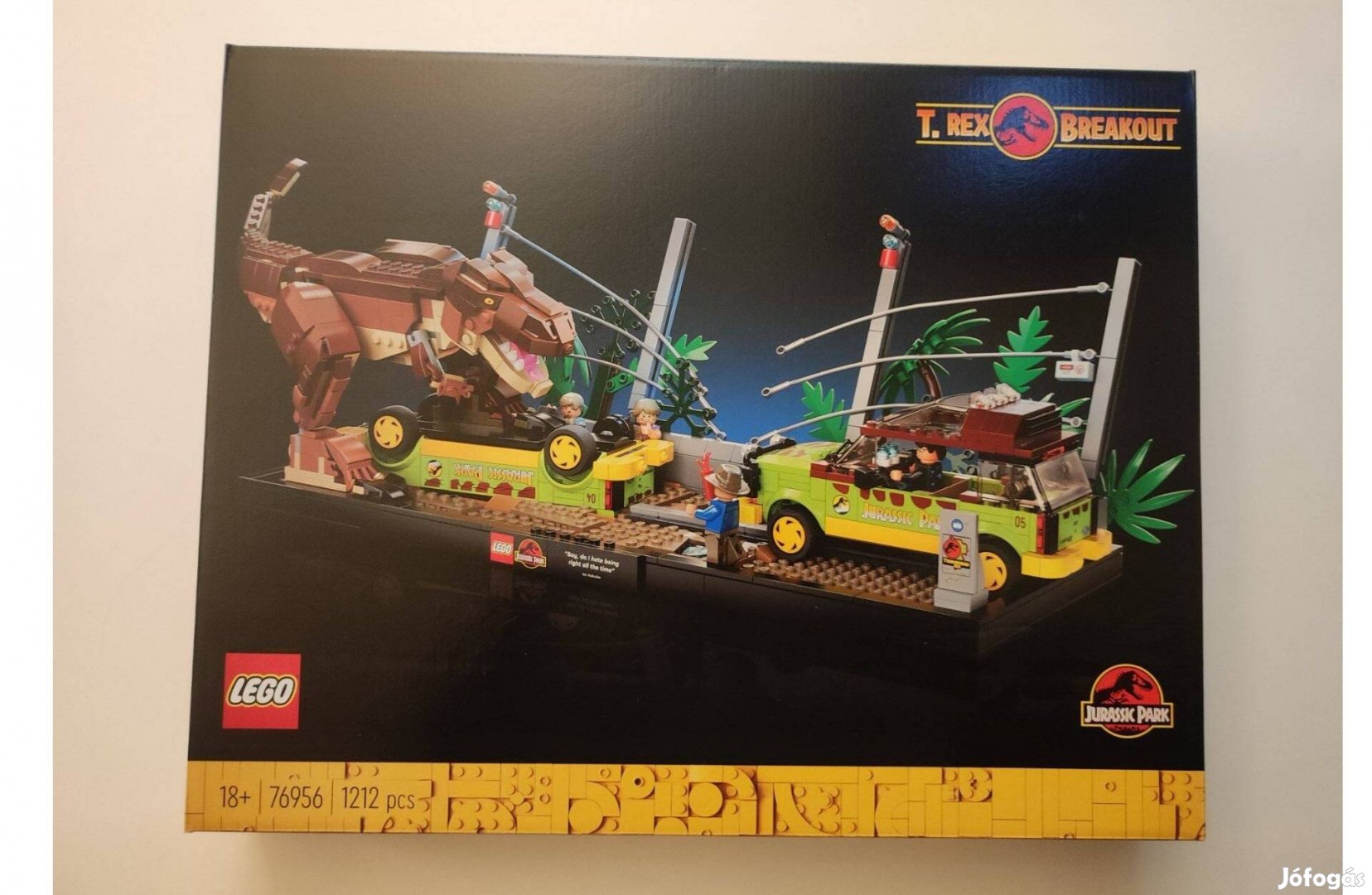 Lego Jurassic Park 76956 - T-Rex szökése - új, bontatlan