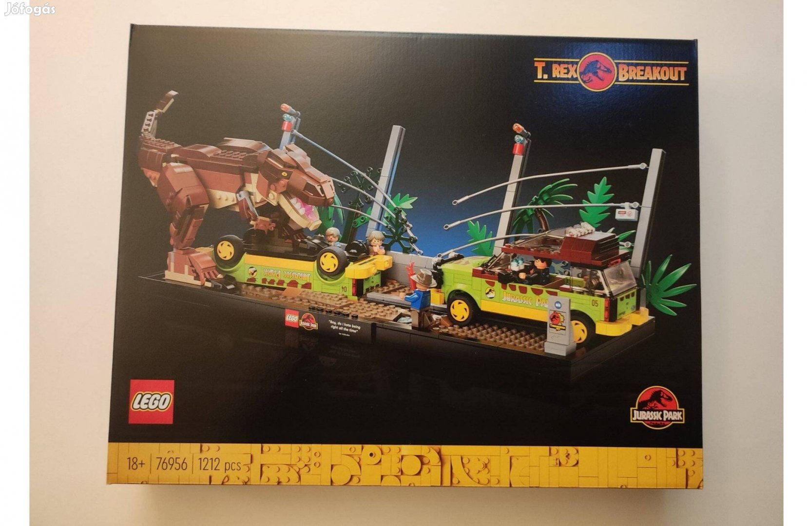 Lego Jurassic Park 76956 - T-Rex szökése - új, bontatlan