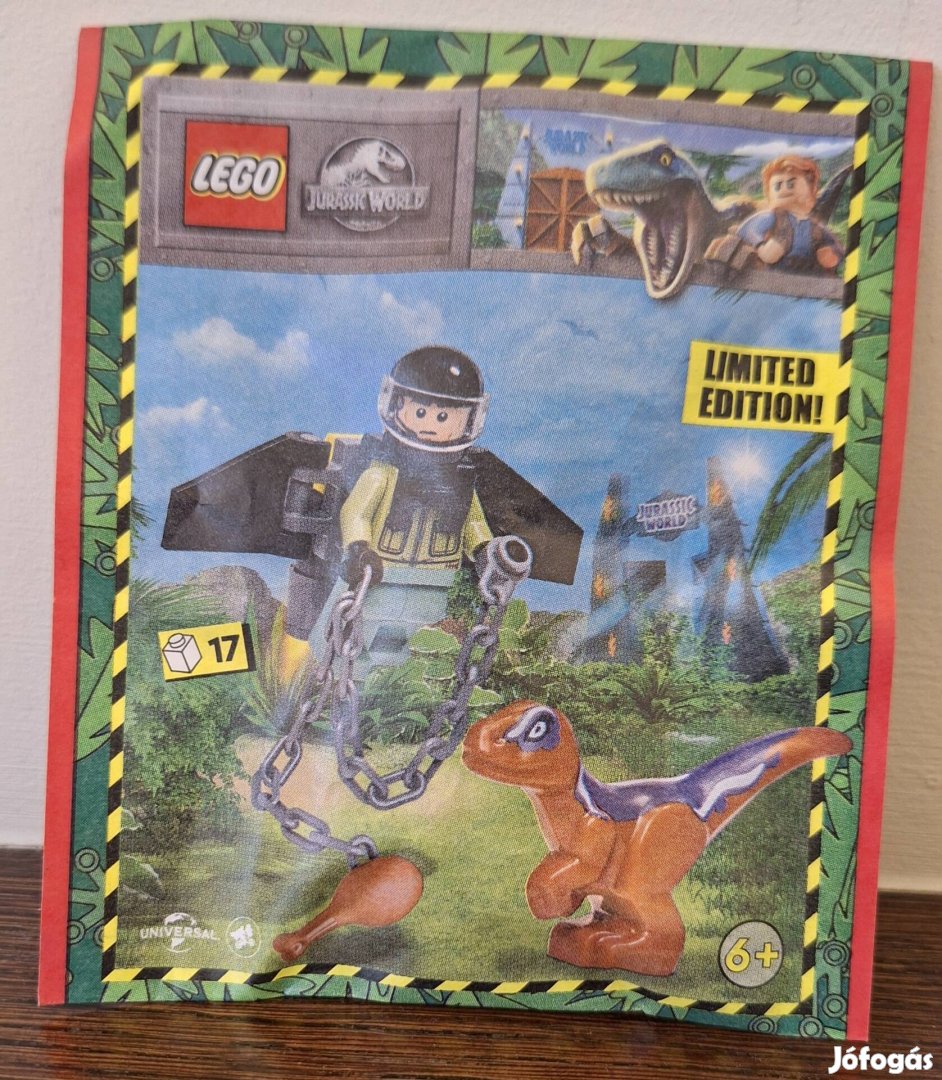 Lego Jurassic World 122332 Jetpack Ranger with Raptor