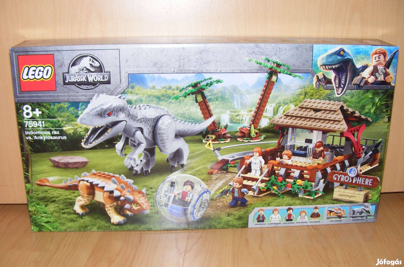 Lego Jurassic World 75941 Indominus Rex az Ankylosaurus ellen Új