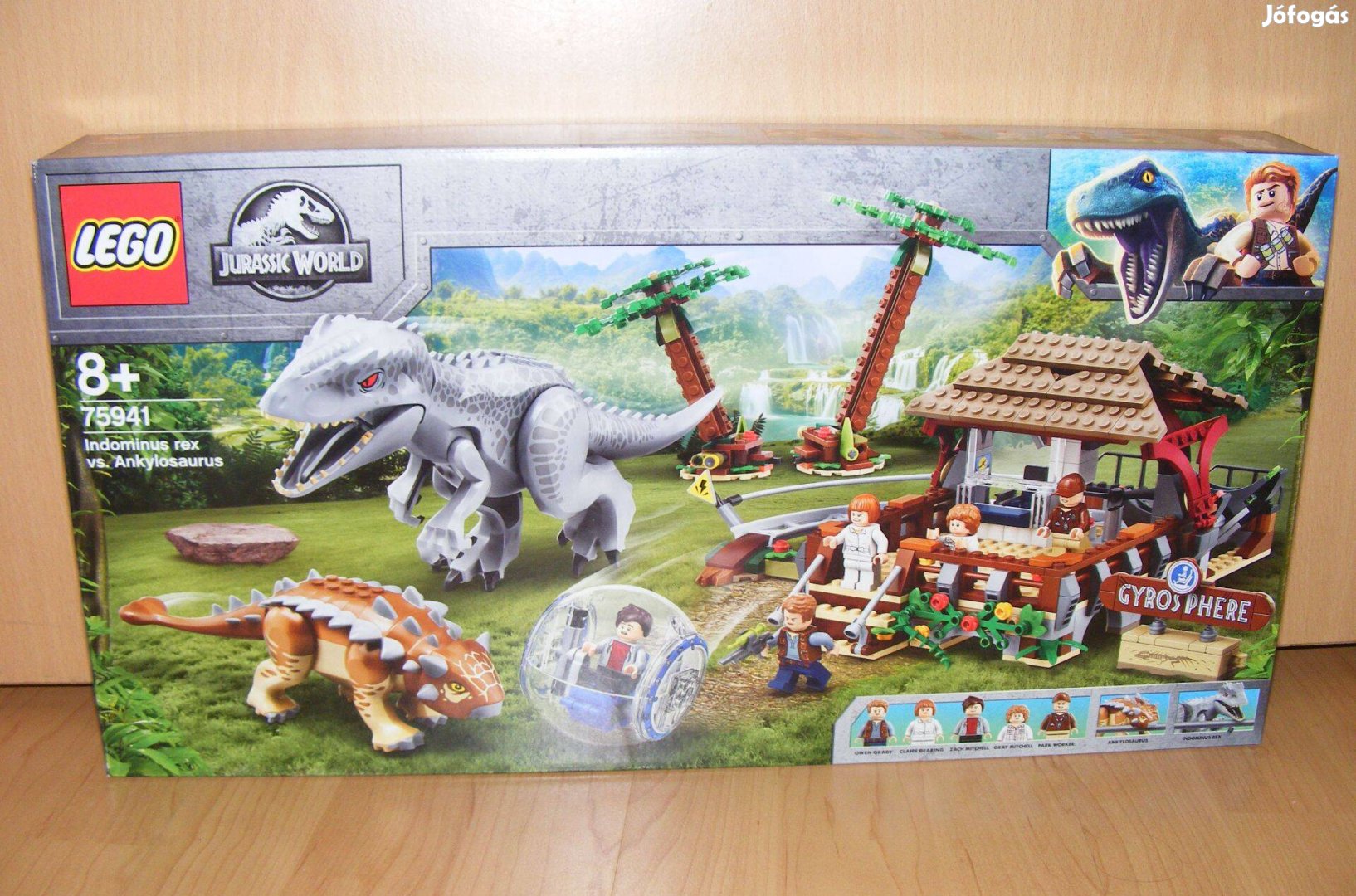 Lego Jurassic World 75941 Indominus Rex az Ankylosaurus ellen Új BP