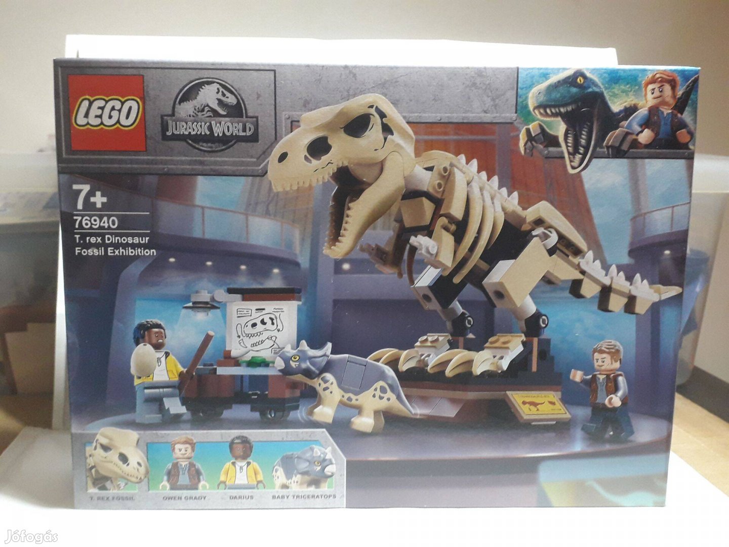 Lego Jurassic World 76940 T Rex Dinosaur Fossil Exhibition 2021 Új!