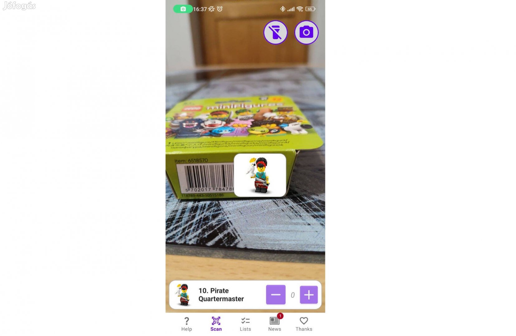 Lego Kalóz szállásmester minifigura CMF 27 bontatlan